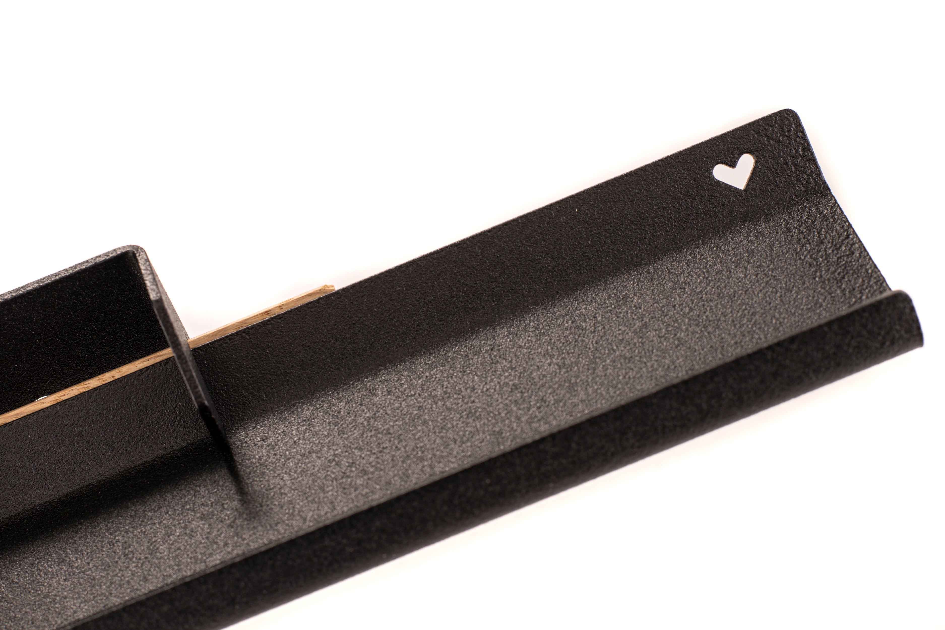 Wandplank zwart 